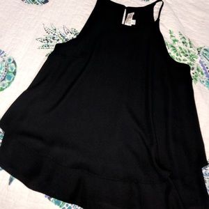 Formal Black Spaghetti Strap Tank